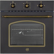 Духовой шкаф газовый встраиваемый MBS DG-607BL 594 мм черный