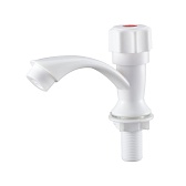 Кран для холодной воды для кухни РМС белый одновентильный (PL3-269F) Кран для холодной воды для кухни РМС белый одновентильный (PL3-269F)