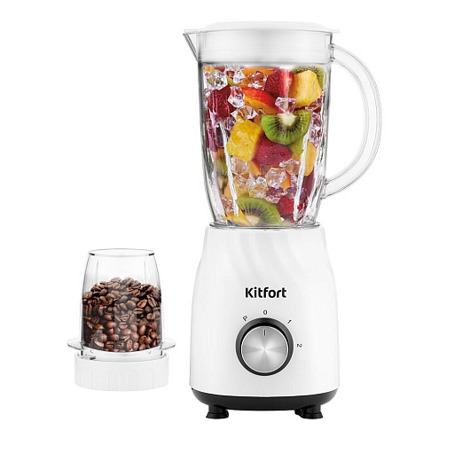 Блендер стационарный Kitfort КТ-1379 350 Вт 1,2 л белый