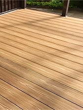 Террасная доска Decking Urban ДПК орех (Медовый Клен)
