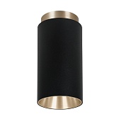 Светильник потолочный Arte Lamp Cone GU10 35 Вт 1 кв.м черный/золото IP20 (A5361PL-1BK)