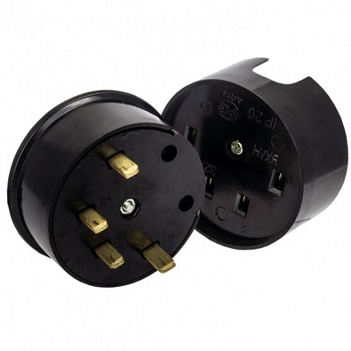 Комплект для подключения электроплит PROxima открытая установка с заземлением 3P+PE IP20 черный (AS-380-O-04) Комплект для подключения электроплит PROxima открытая установка с заземлением 3P+PE IP20 черный (AS-380-O-04)