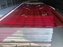 Профилированный поликарбонат МП-20 SUNNEX 0,8 мм гранат