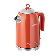 Электрический чайник Kitfort КТ-6747 1,7 л оранжевый