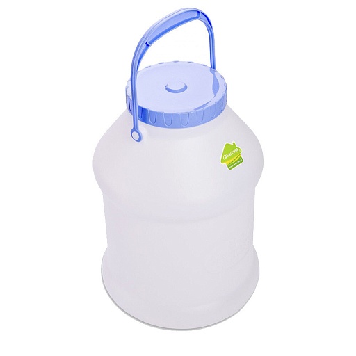 Бидон для жидких/сыпучих веществ Мартика Просперо 8 л пластиковый с крышкой белый Бидон для жидких/сыпучих веществ Мартика Просперо 8 л пластиковый с крышкой белый