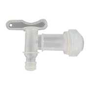 Кран садовый 3/4 для бочки Профитт пластиковый быстросъемный (177318)