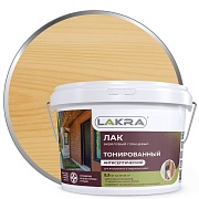 Лак акриловый тонированный Лакра бесцветный 2,5 кг глянцевый