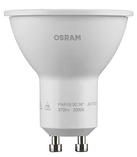 Лампа светодиодная светодиодная Osram GU10 3000К 5 Вт 400 Лм 220-230 В рефлектор PAR51