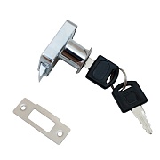 Замок мебельный Trodos 338 30 мм автомат (хром) 2 ключа