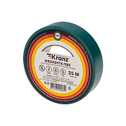 Изолента Kranz ПВХ зеленая 19 мм 25 м