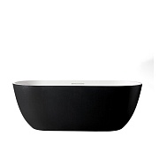 Ванна из искусственного камня Abber Frankfurt 170х75 см отдельностоящая с ножками (AM9941BW) Ванна из искусственного камня Abber Frankfurt 170х75 см отдельностоящая с ножками (AM9941BW)