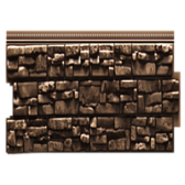 Docke LUX/ Сайдинг ROCKY (Кедровый орех) Docke LUX/ Сайдинг ROCKY (Кедровый орех)