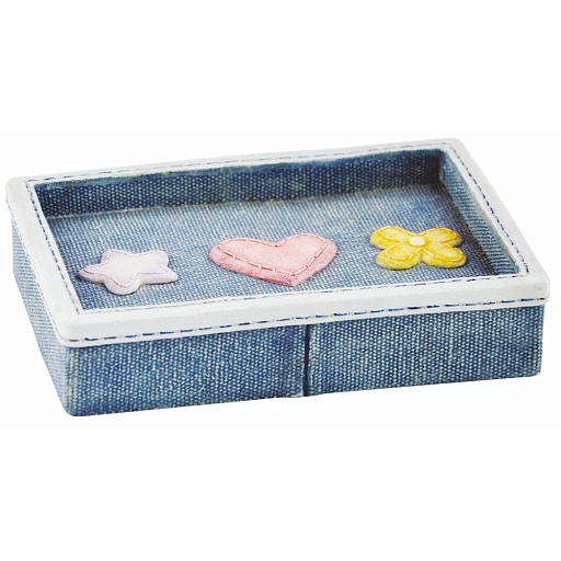 Мыльница для ванной WasserKraft K-3400 настольная полирезин синяя/белая (K-3429) Мыльница для ванной WasserKraft K-3400 настольная полирезин синяя/белая (K-3429)