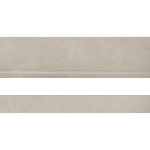 Керамогранит ступень с подступенком Estima Underground UN01 светло-серый 1200х330х10 мм