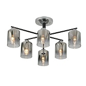 Люстра потолочная Schaffner Risorse E27 240 Вт 20 кв.м (3520-6 CR-BK) Люстра потолочная Schaffner Risorse E27 240 Вт 20 кв.м (3520-6 CR-BK)