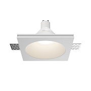 Светильник встраиваемый GU10 белый 10 Вт IP20 Technical Gyps Modern (DL129-GU10-01-W) Светильник встраиваемый GU10 белый 10 Вт IP20 Technical Gyps Modern (DL129-GU10-01-W)