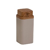 Дозатор для мыла Fixsen Fog Latte настольный пластик бежевый (FX-471-1)