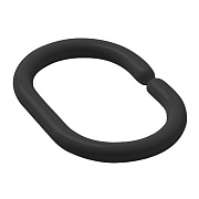 Кольца для штор Iddis Optima Home пластиковые черные (12 шт.) (RID013P)