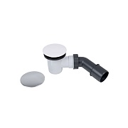 Сифон для душевого поддона Wirquin Турбийон 40-40/50 мм со съёмным стаканом слив d50 мм с выпуском d70 мм с соединением 40/50 мм (30987197)