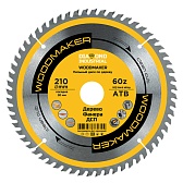 Диск пильный по дереву Diamond Industrial WoodMaker 210х30х2,2 мм 60 зубьев (DIDD210Z60) Диск пильный по дереву Diamond Industrial WoodMaker 210х30х2,2 мм 60 зубьев (DIDD210Z60)