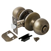 Ручка-защелка Punto кноб 6072 MAB-B с фиксатором матовая бронза Ручка-защелка Punto кноб 6072 MAB-B с фиксатором матовая бронза