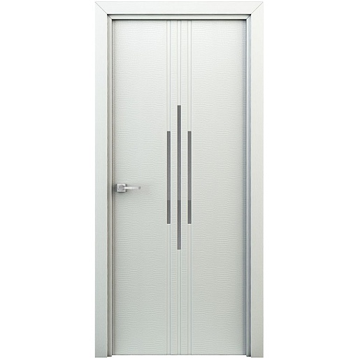 Дверь межкомнатная Сафари 700х2000 мм финишпленка жасмин белый декоративная вставка