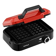 Вафельница Kitfort КТ-4672 красная/черная