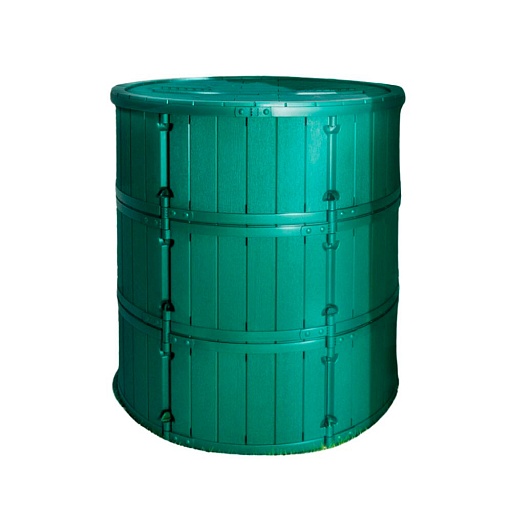 Компостер Standartpark Бочка 950 л пластиковый с крышкой и дном Компостер Standartpark Бочка 950 л пластиковый с крышкой и дном