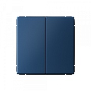 Переключатель Systeme Electric ArtGallery двухклавишный встраиваемый аквамарин (SE GAL001165)