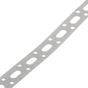 Лента крепежная перфорированная прямая 17х0,5 мм 25 м Лента крепежная перфорированная прямая 17х0,5 мм 25 м
