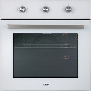 Духовой шкаф газовый встраиваемый Lauf DG-611WH 600 мм белый