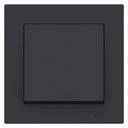 Выключатель Systeme Electric AtlasDesign одноклавишный встраиваемый карбон (ATN001012)