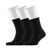 Носки мужские Hesler кардная пряжа 44-46 черные (3 пары)