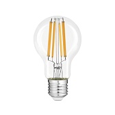 Лампа светодиодная филаментная Gauss Filament E27 2700К 20 Вт 1800 Лм 185-265 В груша A60 прозрачная Лампа светодиодная филаментная Gauss Filament E27 2700К 20 Вт 1800 Лм 185-265 В груша A60 прозрачная