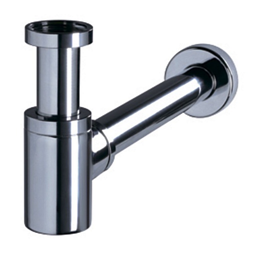 Сифон для раковины Wirquin Linies Mini 1 1/4х32 мм без выпуска с отводом хром (31640003)