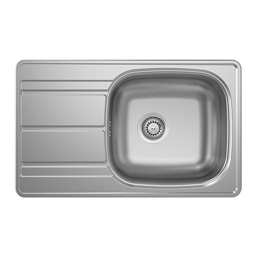 Мойка для кухни Ukinox Nord 78,8х48х17,5 см врезная с крылом сталь (Nr 788х480 (0,6) G) Мойка для кухни Ukinox Nord 78,8х48х17,5 см врезная с крылом сталь (Nr 788х480 (0,6) G)