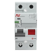УЗО EKF Averes DV 40А 1P+N тип AC 100 мА 10 кА селективное (rccb-2-40-100-s-av) УЗО EKF Averes DV 40А 1P+N тип AC 100 мА 10 кА селективное (rccb-2-40-100-s-av)