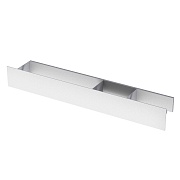 Полка для ванной Flow Skyline с полотенцедержателем 700х130х90 мм металл белая (Fl-sky-tr70пптб-б)