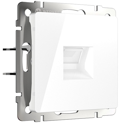 Розетка телефонная Werkel встраиваемая белая RJ11 (a051123) Розетка телефонная Werkel встраиваемая белая RJ11 (a051123)