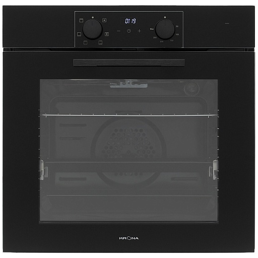 Духовой шкаф электрический встраиваемый Krona Vollmond opti 60 BL-Bl 595 мм черный
