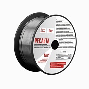 Сварочная проволока для полуавтомата Ресанта с флюсом d0,8 мм самозащитная без газа 1 кг (71/6/95)