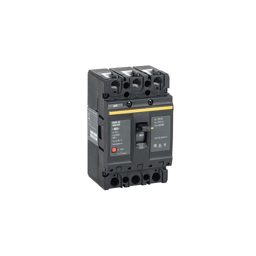Автоматический выключатель в литом корпусе IEK Master ВА88-32 3P 125А 25 кА 400 В (SVA10-3-0125-02) Автоматический выключатель в литом корпусе IEK Master ВА88-32 3P 125А 25 кА 400 В (SVA10-3-0125-02)