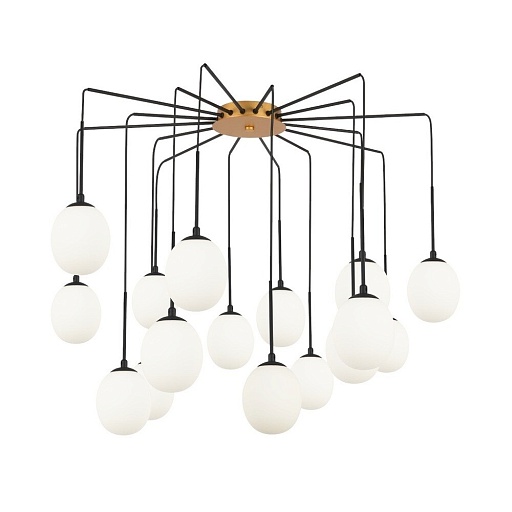 Люстра подвесная Maytoni Branch G9 640 Вт 32 кв.м (MOD176PL-16G)