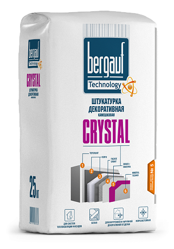 Штукатурка Bergauf Crystal декоративная  25 кг