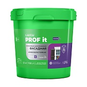 Краска фасадная Лакра Prof IT акриловая база C бесцветная 23 кг
