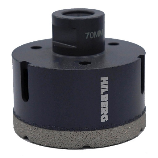 Коронка алмазная Hilberg Super Hard (HH670) по керамограниту 70 мм Коронка алмазная Hilberg Super Hard (HH670) по керамограниту 70 мм
