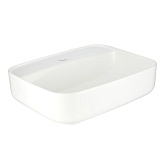 Раковина Corsa Deco WX200 50 см накладная с полочкой белая (ABWX2-50R)