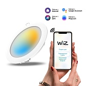 Светильник умный Gauss Smart Home светодиодный встраиваемый 16 Вт теплый/холодный 2700-4000 К IP20 d165 мм Светильник умный Gauss Smart Home светодиодный встраиваемый 16 Вт теплый/холодный 2700-4000 К IP20 d165 мм