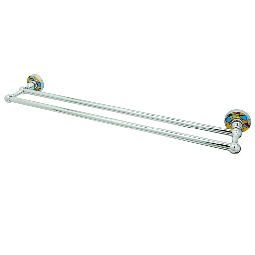 Полотенцедержатель WasserKraft Diemel K-2200 670 мм двойной на шуруп металл хром (K-2240) Полотенцедержатель WasserKraft Diemel K-2200 670 мм двойной на шуруп металл хром (K-2240)