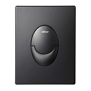 Клавиша смыва для инсталляций Abber пневматическая черная матовая (AC0125MB)